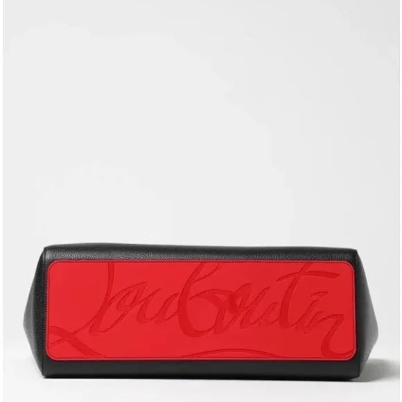 Christian Louboutin Black Tote Bag with Studded Accents and pouch!GREAT BAG! - Picture 4 of 4